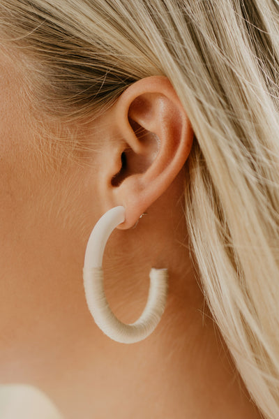 Ellen House Oval Dip Earrings (small)