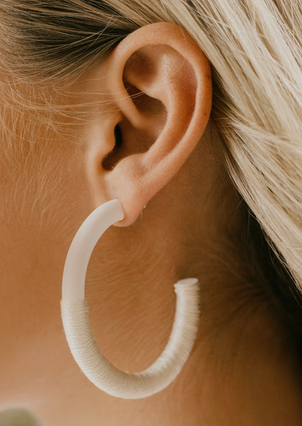 Ellen House Oval Dip Earrings (large)